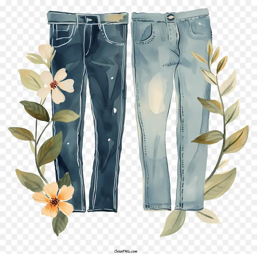 Jeans，Pantalon PNG