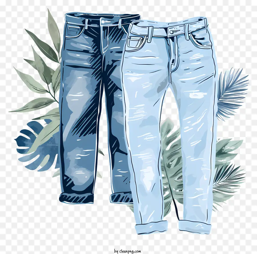 Jeans，Patchs Usés PNG