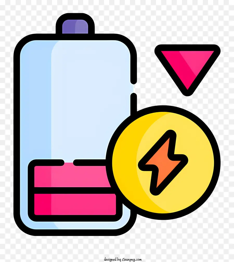 Logo De La Batterie，Batterie Faible PNG