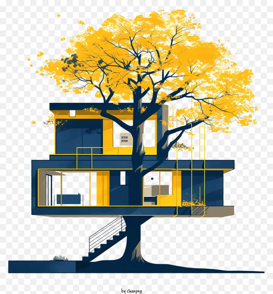 Architecture，La Maison De L'arbre PNG