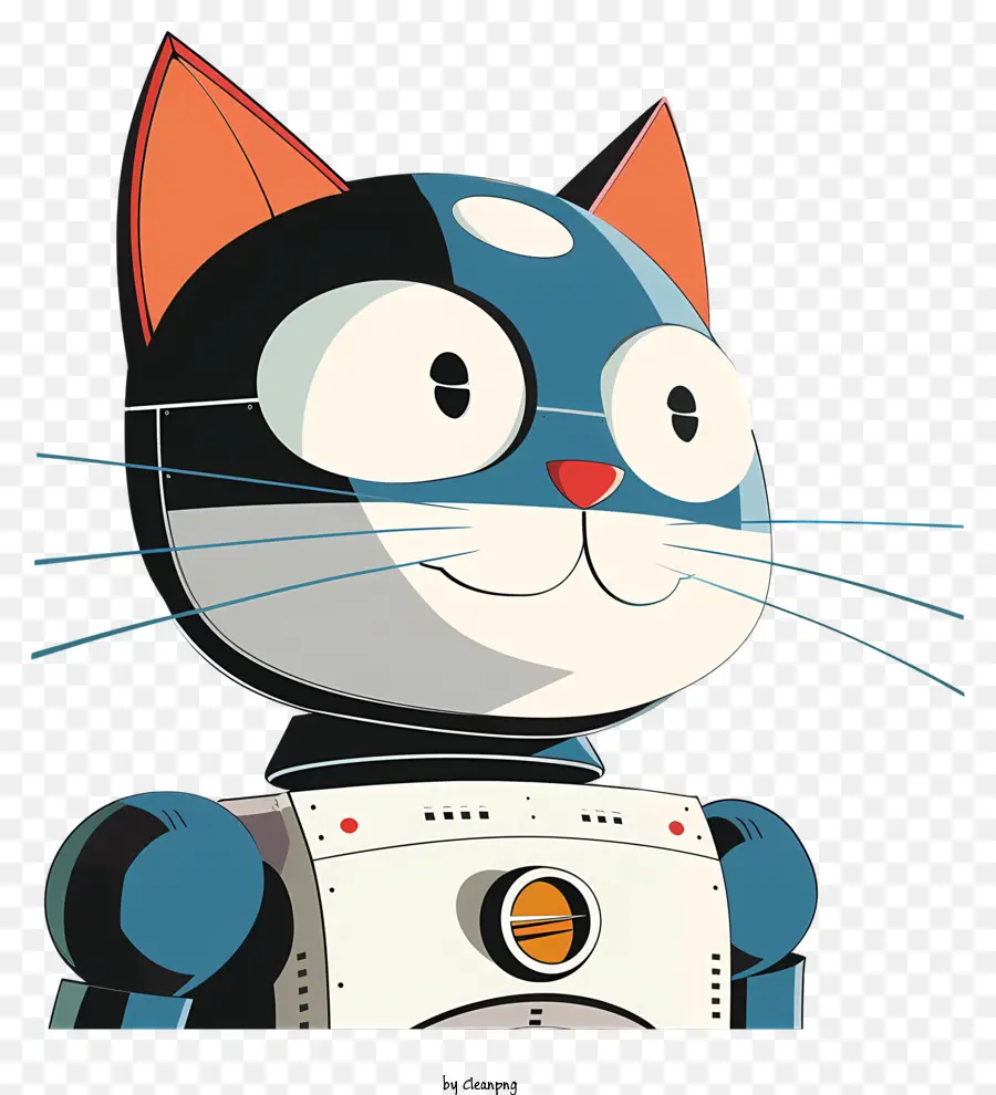 Robot De Chat，Chat De Dessin Animé PNG