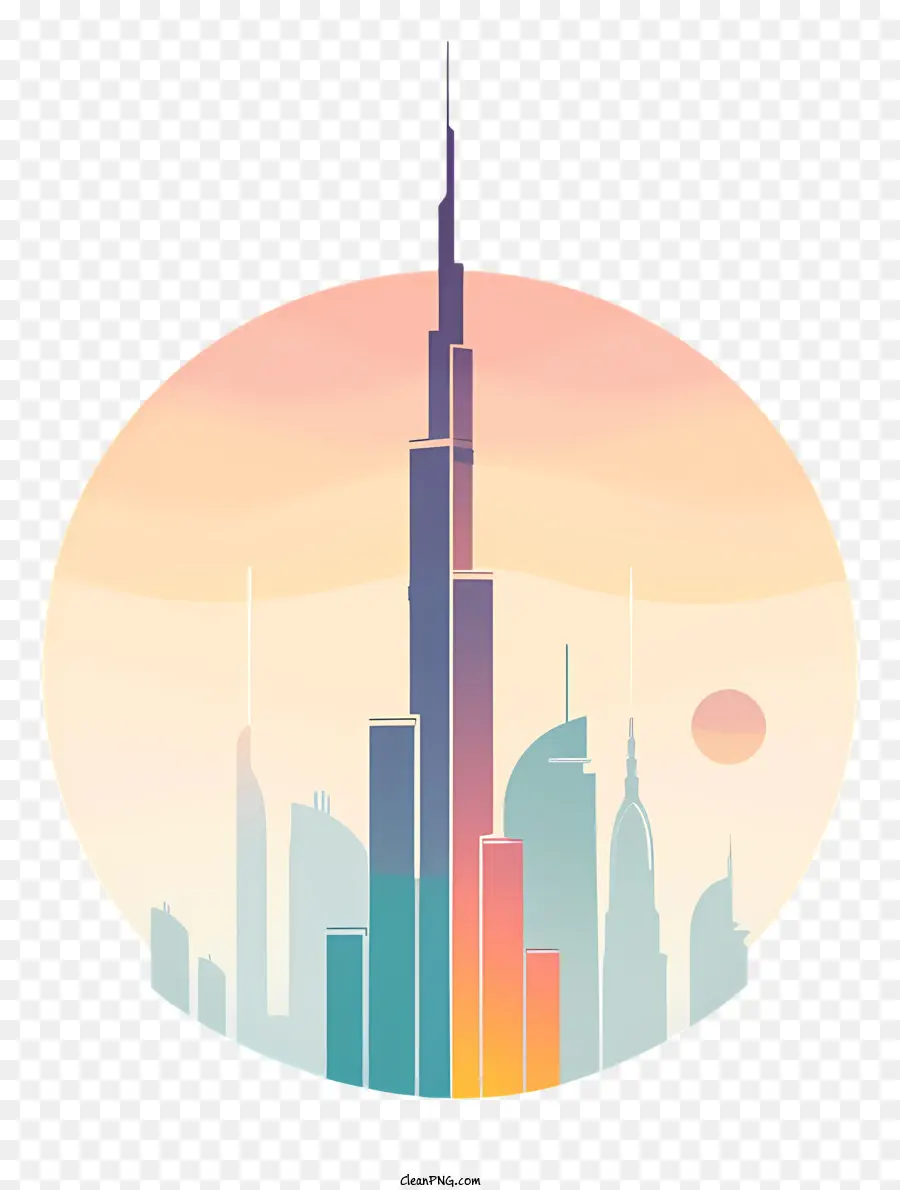 Burj Khalifa，Gratte Ciel PNG