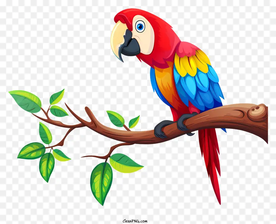 Ara，Dessin Animé Parrot PNG