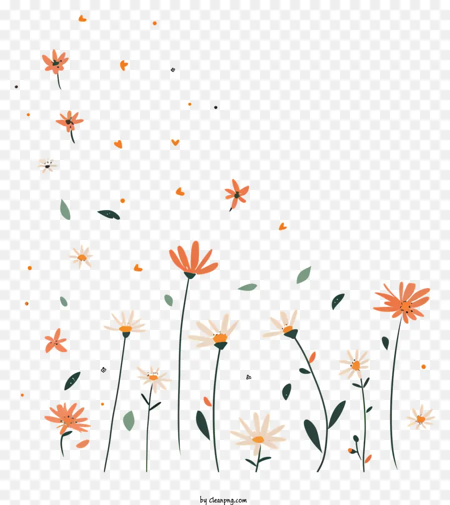 Vol Fleurs，Fleurs PNG