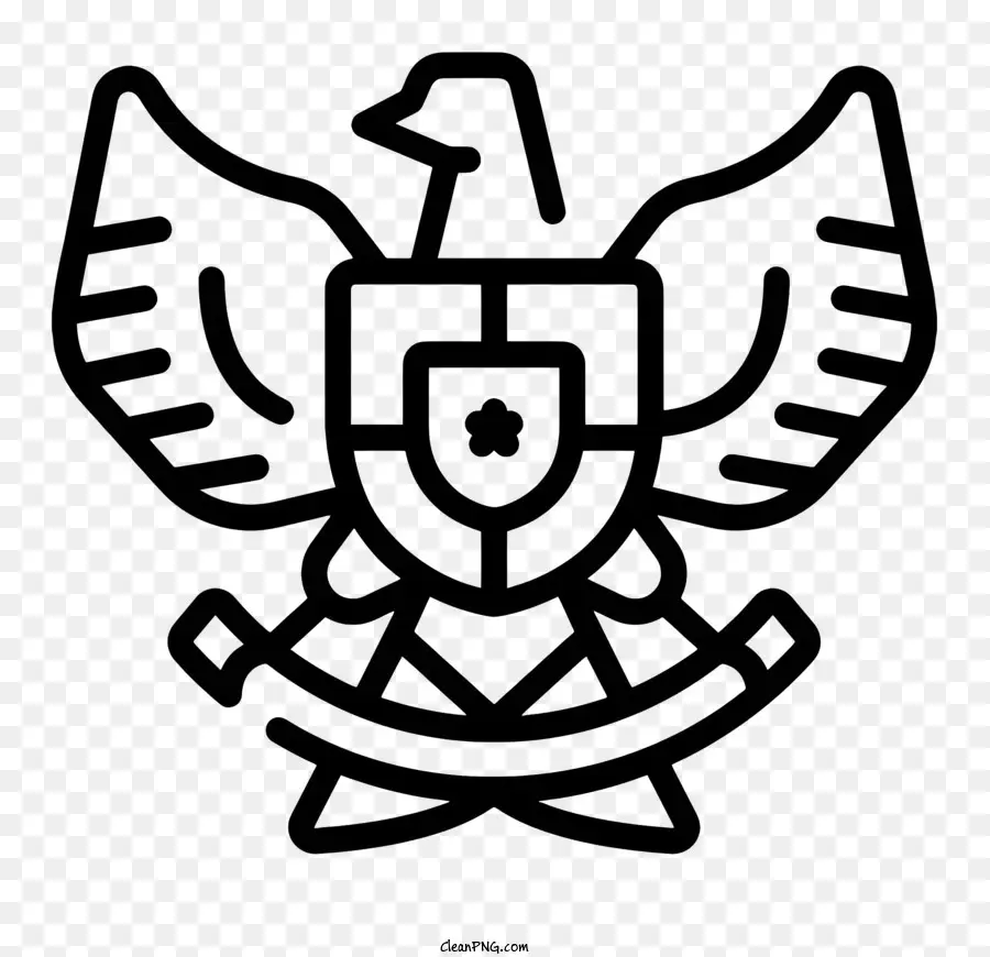 Logo Garuda，Aigle Dessin PNG