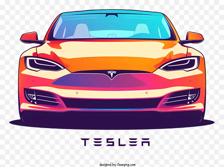 Voiture Tesla，Voiture électrique PNG