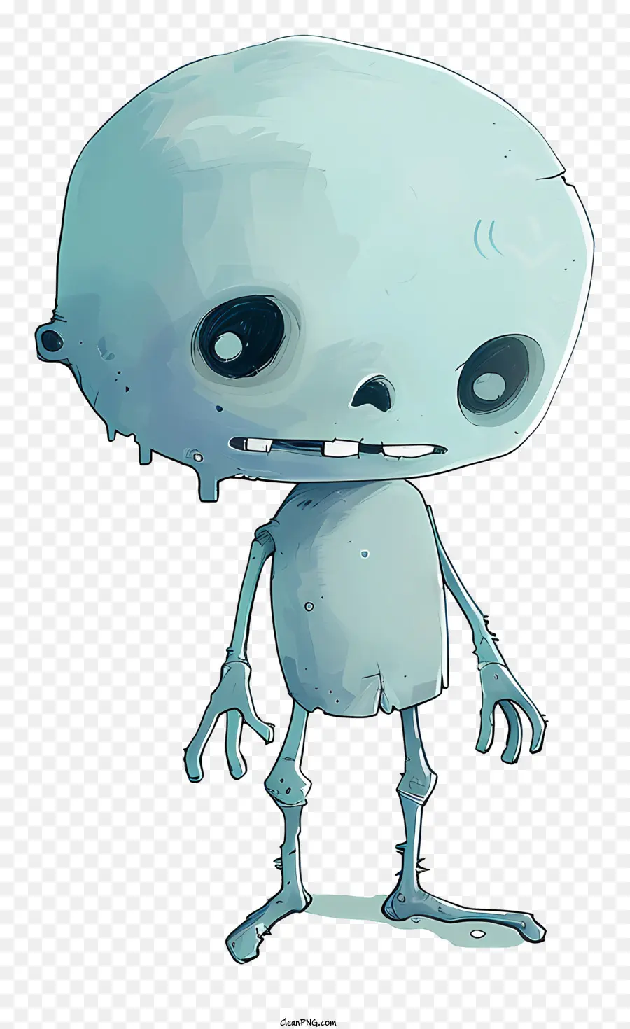 Zombi，Squelette Bleu PNG