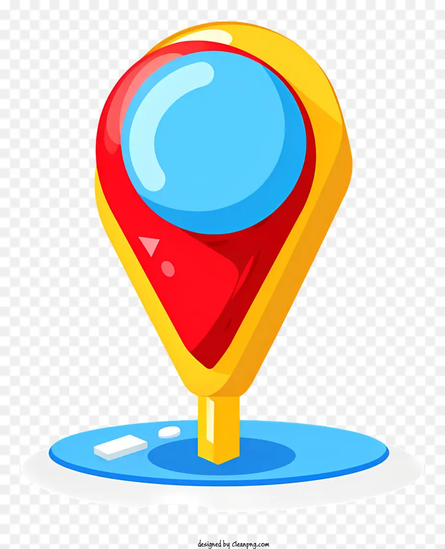 Emplacement Symbole，Rouge Pin PNG
