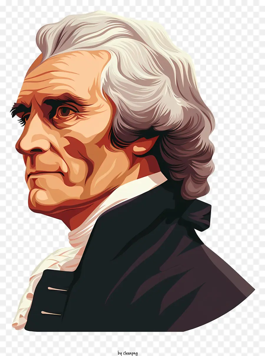 Thomas Jefferson，L'homme Au Manteau Noir PNG