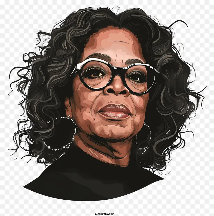 Oprah Winfrey，Femme Noire âgée PNG