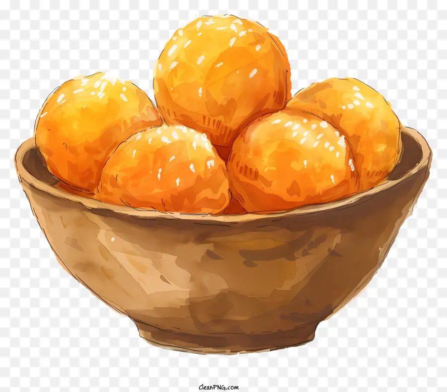 Laddu，Boules Oranges PNG