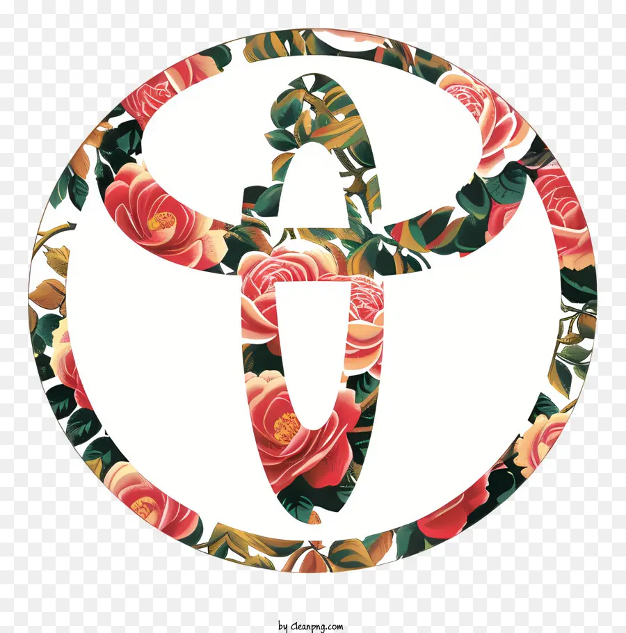 Logo De Toyota，Design Floral PNG