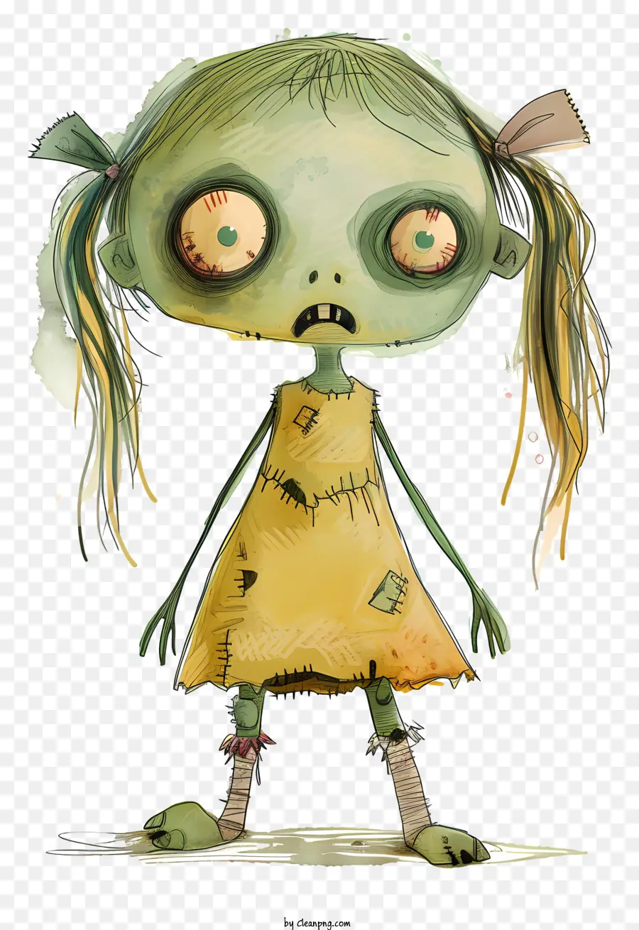 Zombi，Fille Zombie PNG