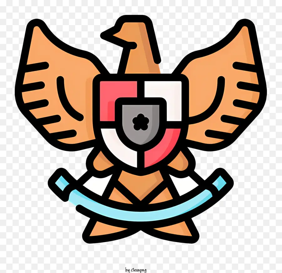 Logo Garuda，Badge D'aigle PNG