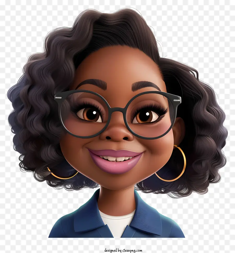 Oprah Winfrey，Femme De Dessin Animé PNG