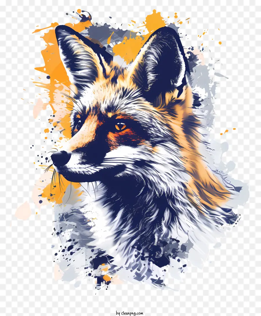 Fox，Peinture à L'aquarelle PNG