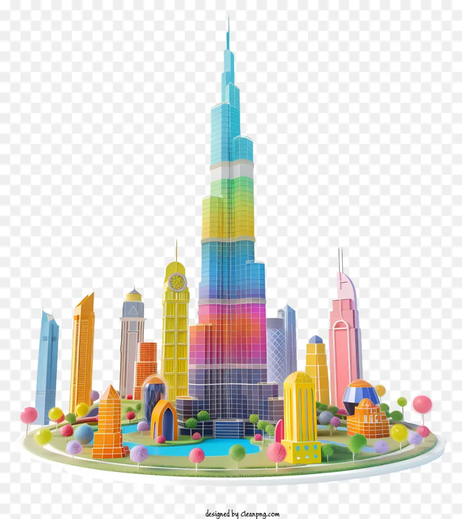 Burj Khalifa，Gratte Ciel PNG