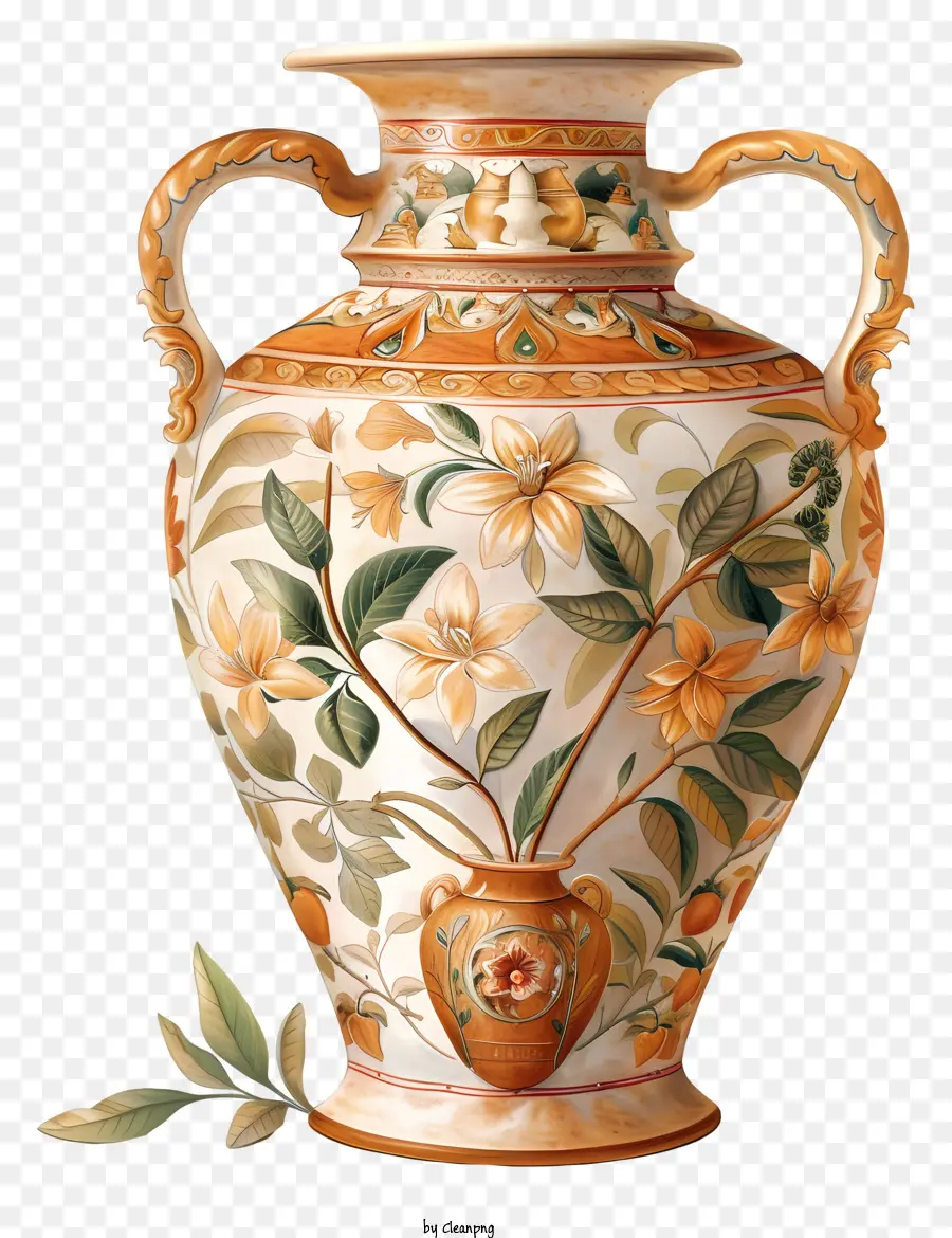 Romain Vase，Vase En Porcelaine PNG