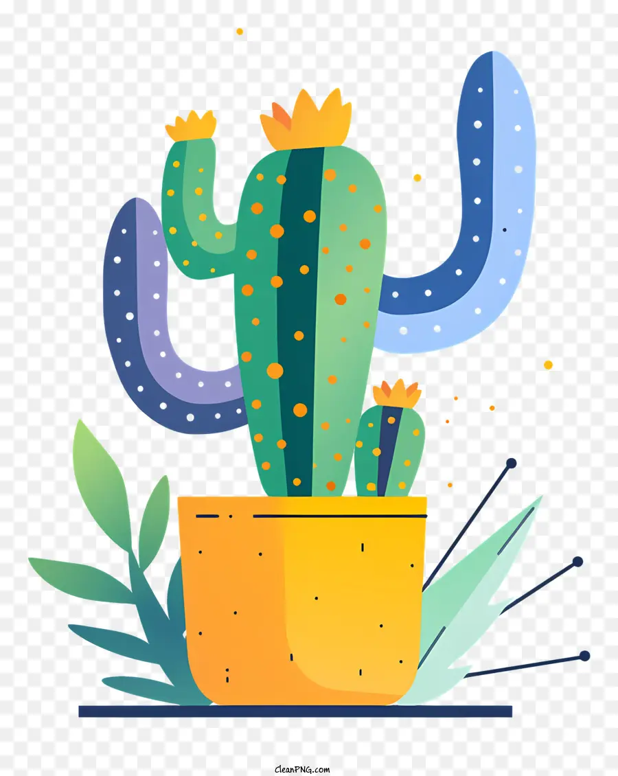 Cactus En Pot，Cactus PNG