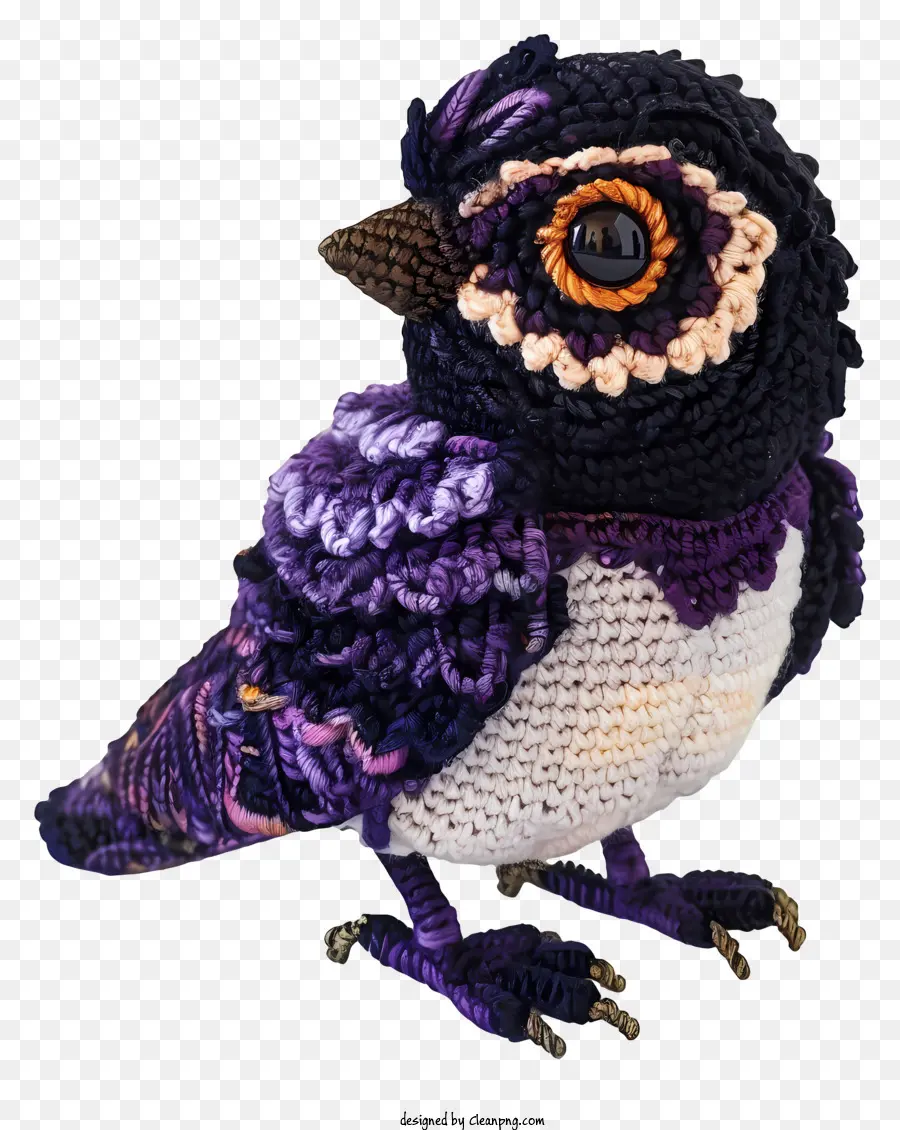 Crochet，Violet Oiseau PNG