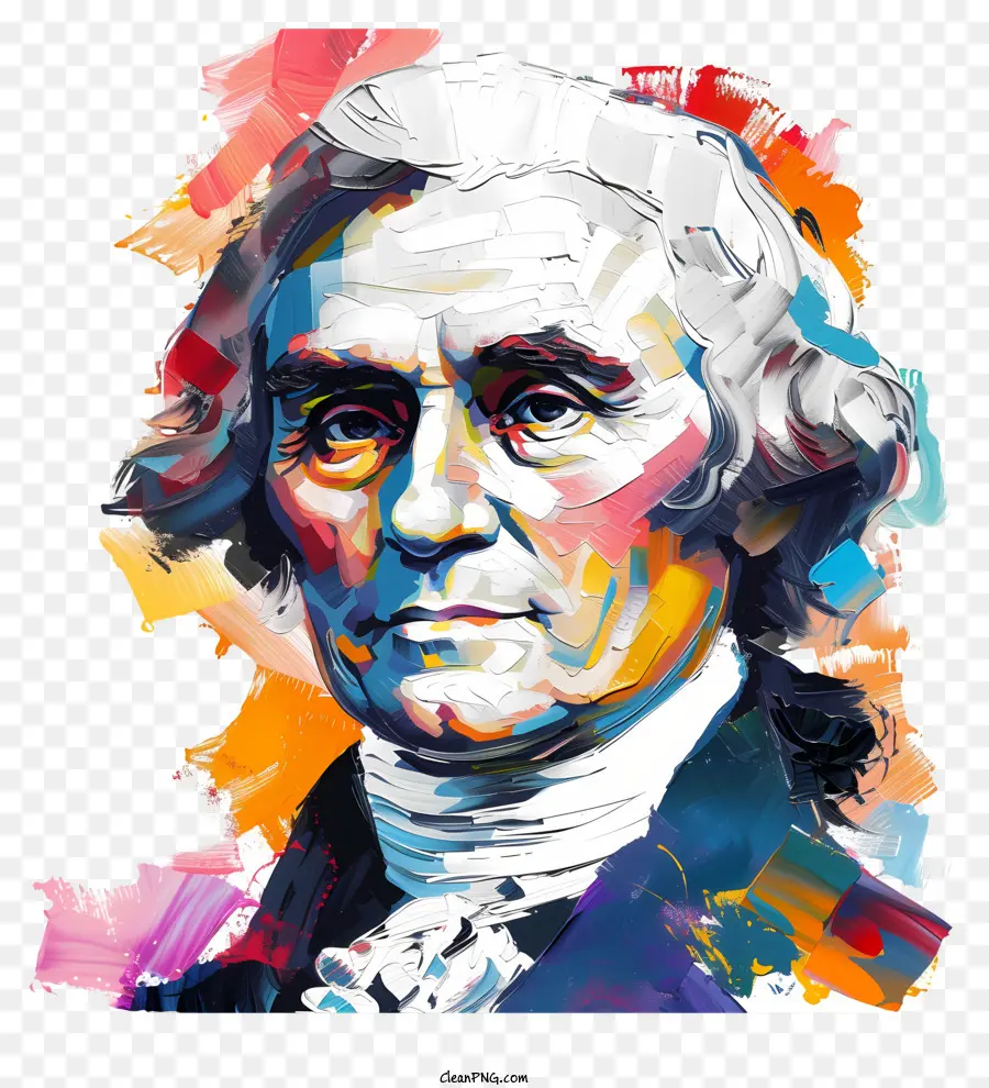 Thomas Jefferson，Président George Washington PNG