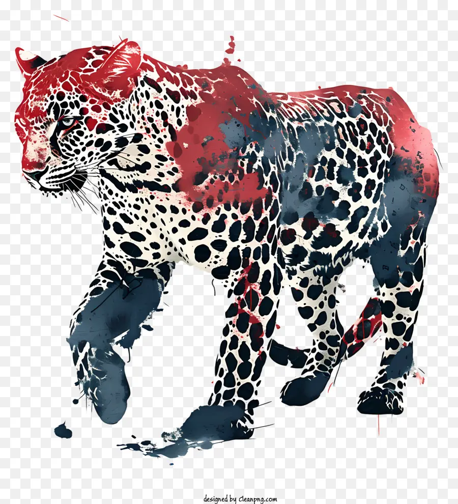 Leopard，Peinture Léopard PNG