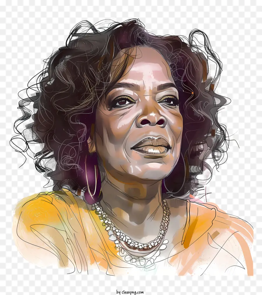 Oprah Winfrey，Peinture PNG