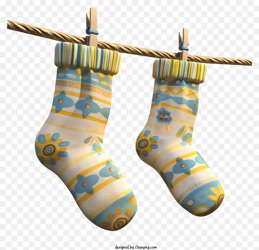 Chaussettes Suspendues，Chaussettes PNG