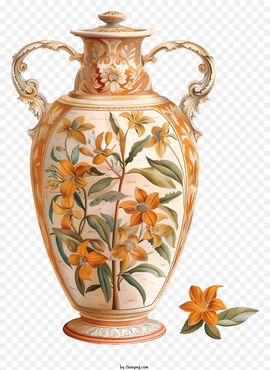 Vase Romain，Vase Décoratif PNG