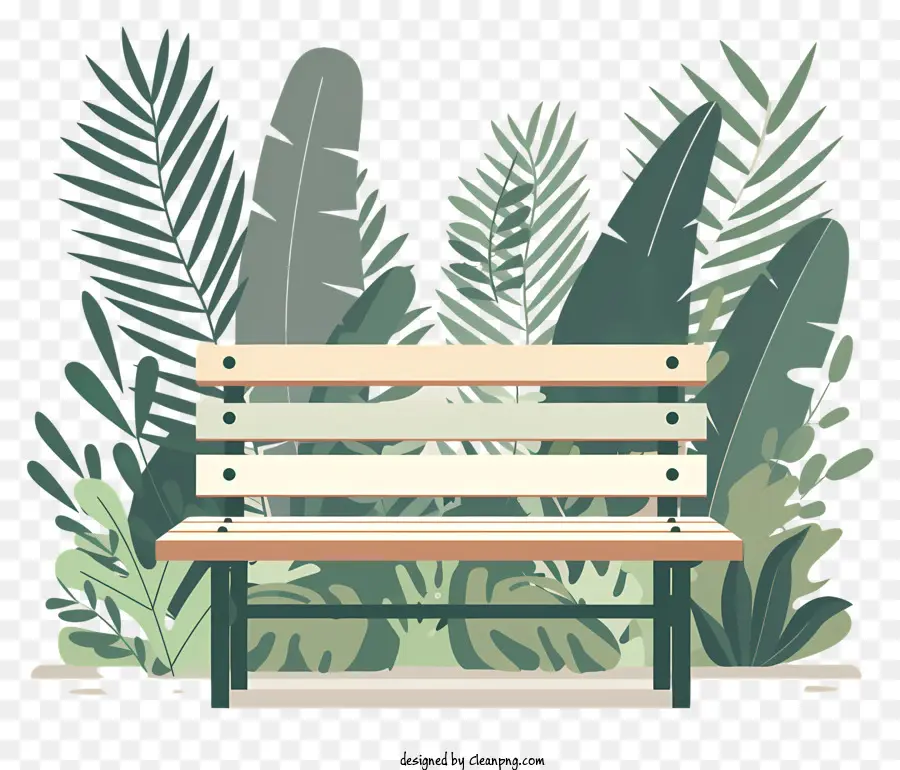 Banc De Jardin，Banc En Bois PNG