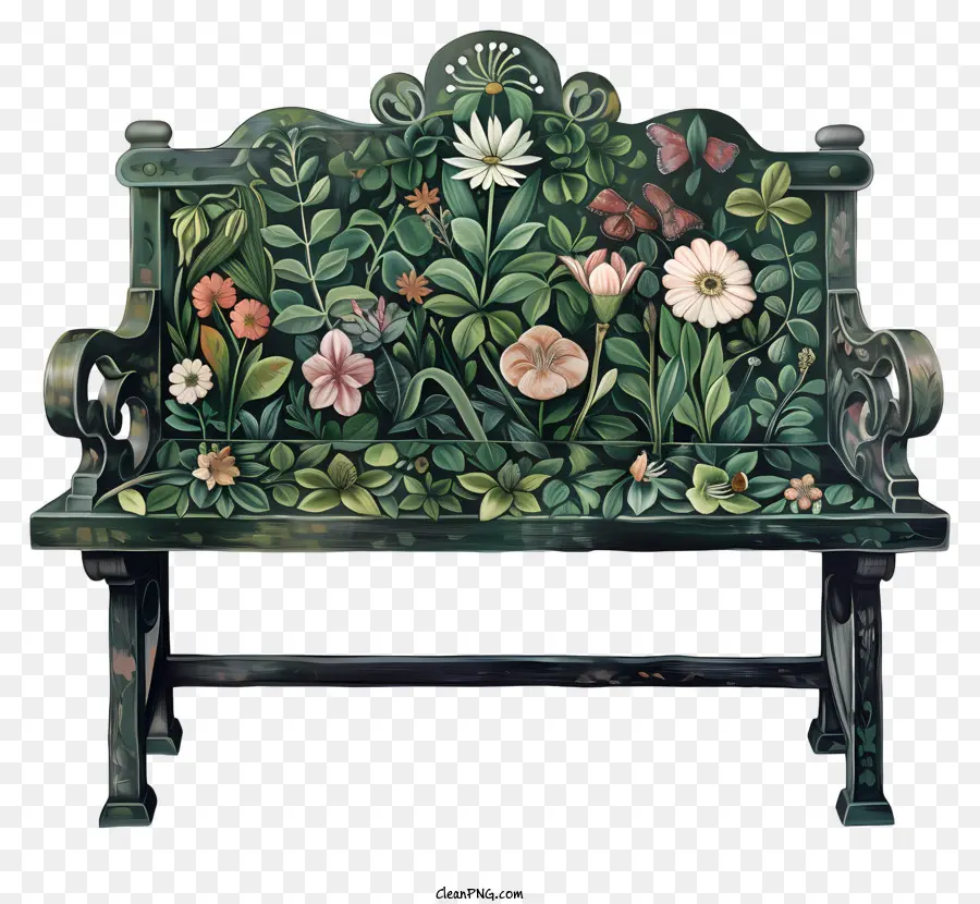 Banc De Jardin，Banc En Bois PNG