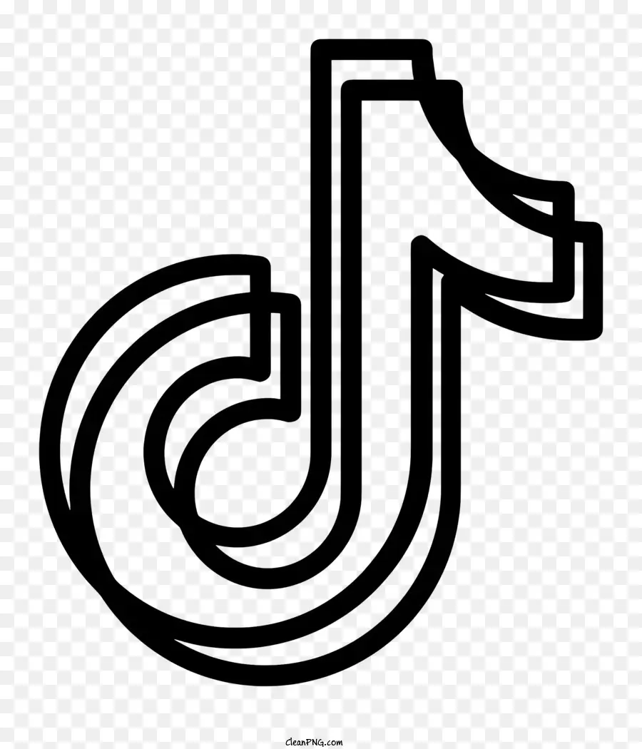 Logo Tiktok，Symbole Musical PNG