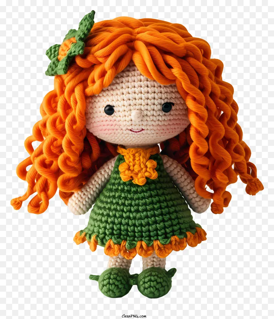 Poupée Amigurumi，Poupée Au Crochet PNG