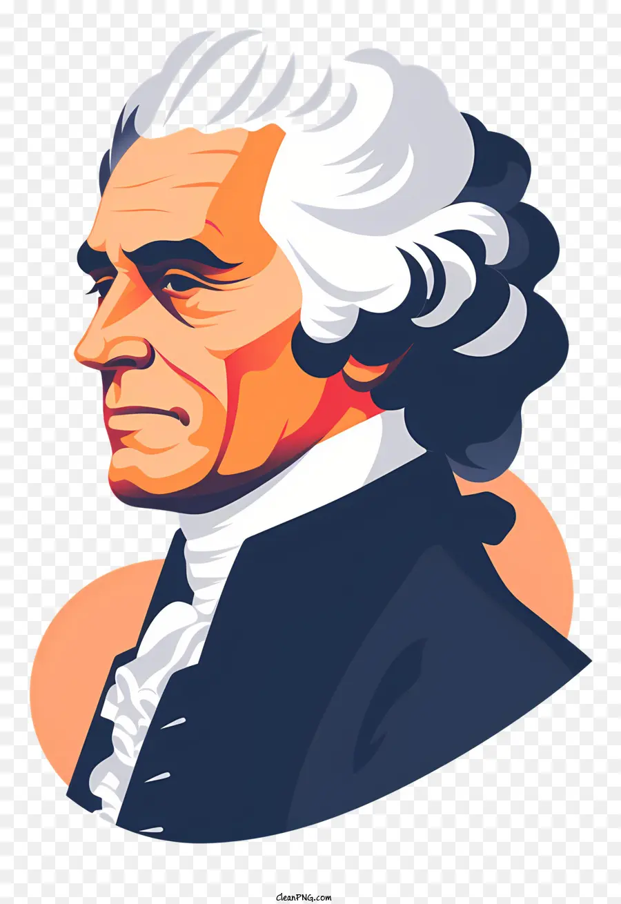 Thomas Jefferson，Homme Aux Cheveux Blancs PNG