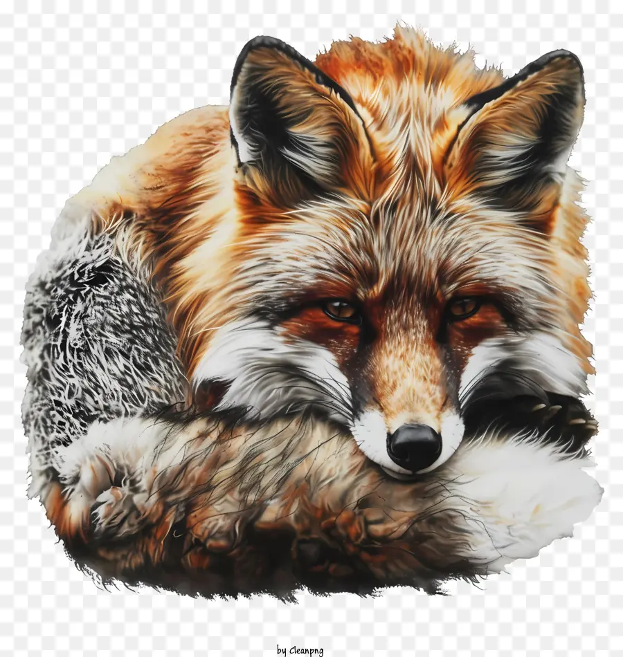 Fox，Fox Peinture PNG