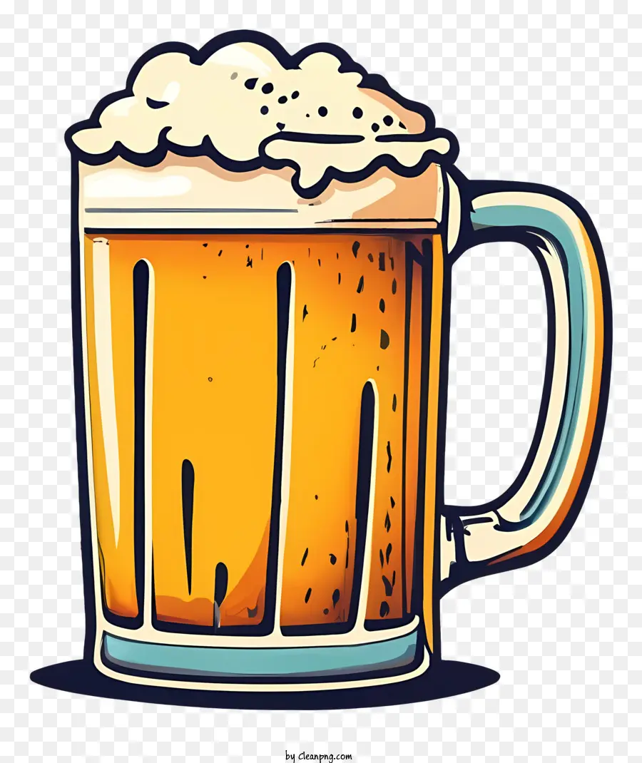 La Bière，Mug En Verre PNG