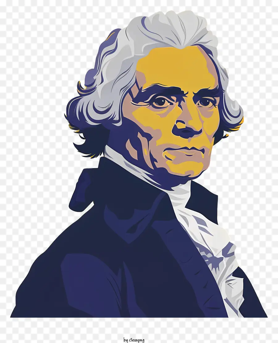 Thomas Jefferson，Personne En Costume Et Cravate PNG