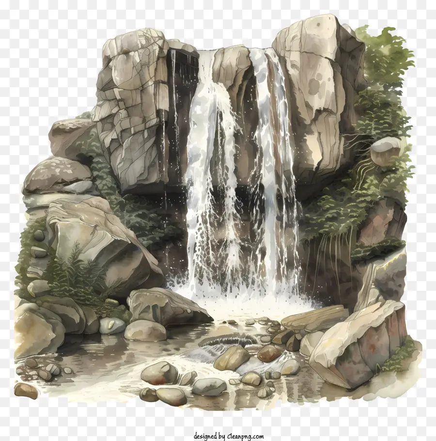 Cascade，Roches PNG