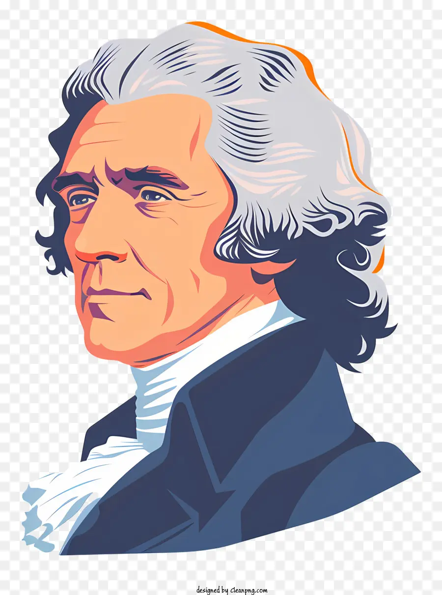 Thomas Jefferson，Président George Washington PNG