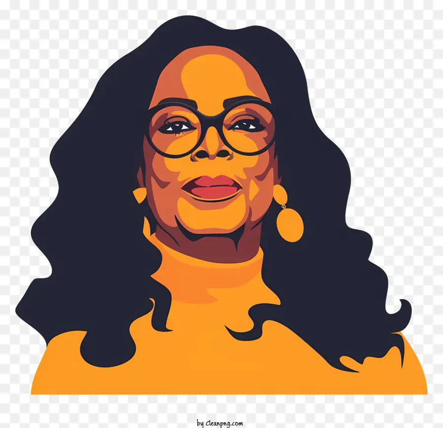 Oprah Winfrey，Femme à Lunettes PNG