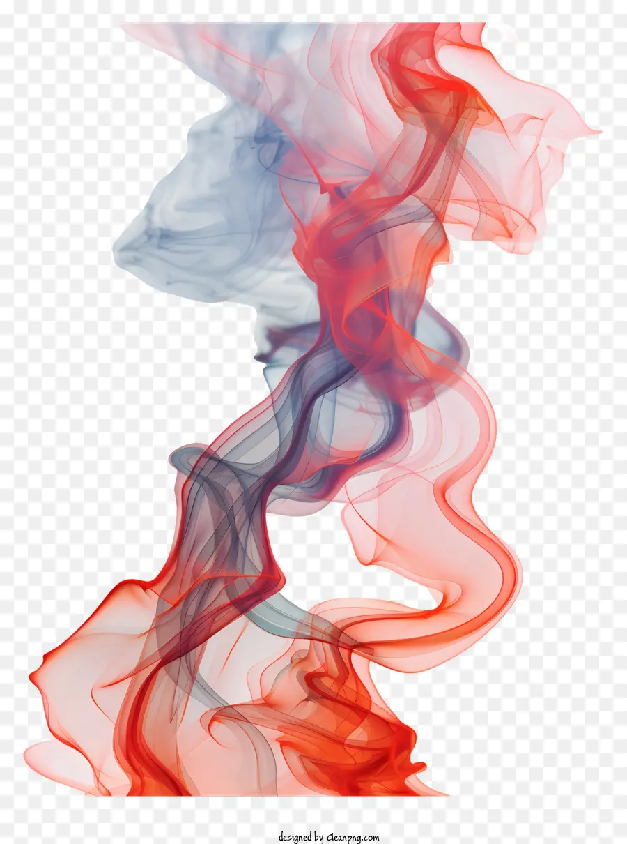 Rouge De Fumée，L'art Abstrait PNG