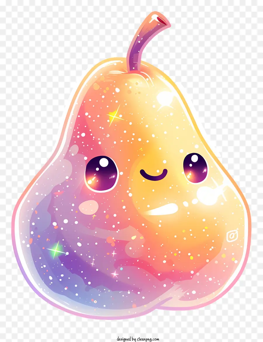 Poire De Dessin Animé，Poire Mignonne PNG