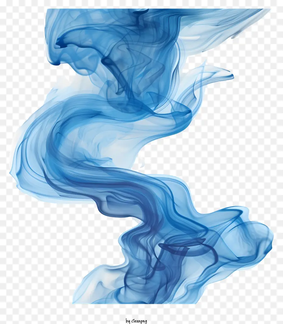 La Fumée Bleue，Blot D'encre PNG