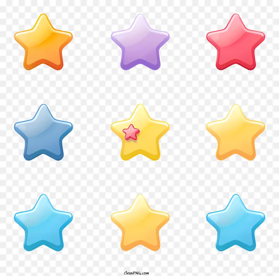Étoiles，Couleur Des étoiles PNG