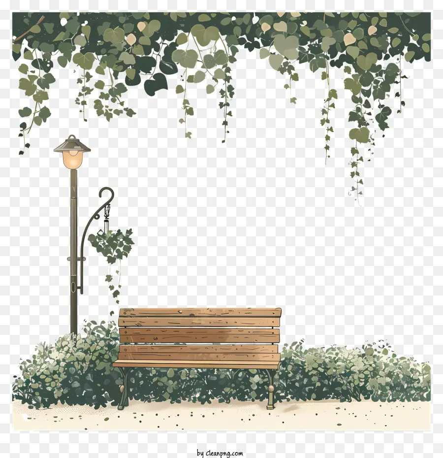 Banc De Parc，De Plein Air PNG