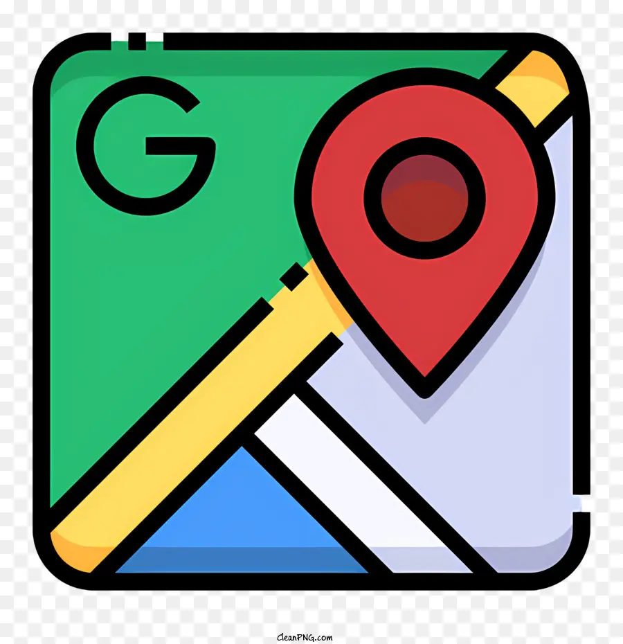 Logo Google Maps，Carte PNG