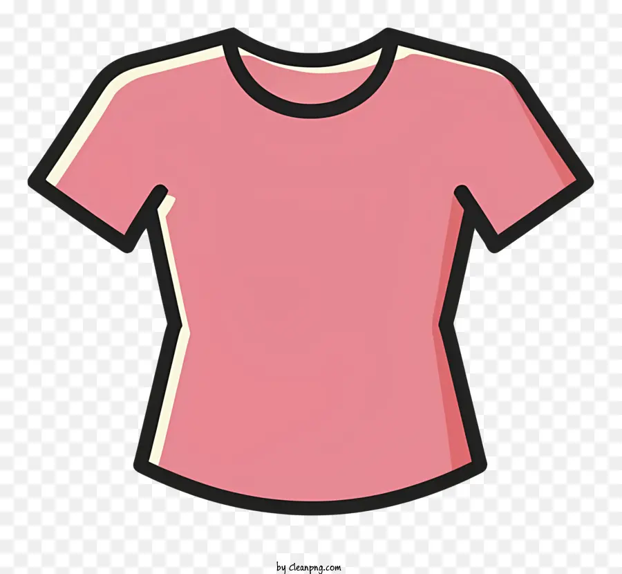 Vêtements，T Shirt Rose PNG