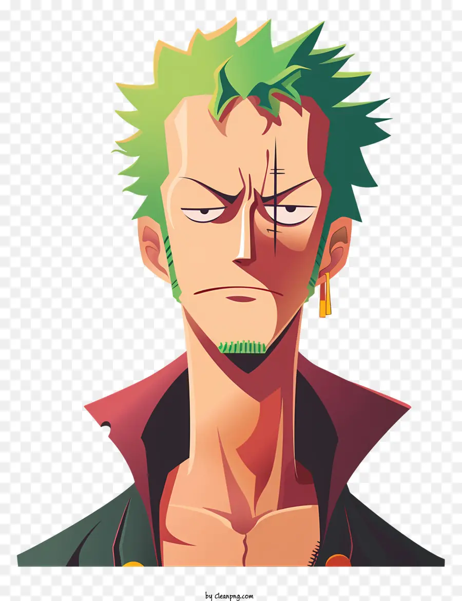 Une Seule Pièce Roronoa Zoro，Personnage De Dessin Animé Comique PNG