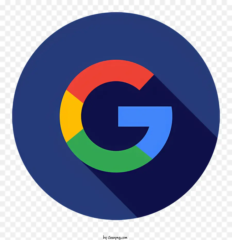 Logo Google，Cercle Bleu PNG
