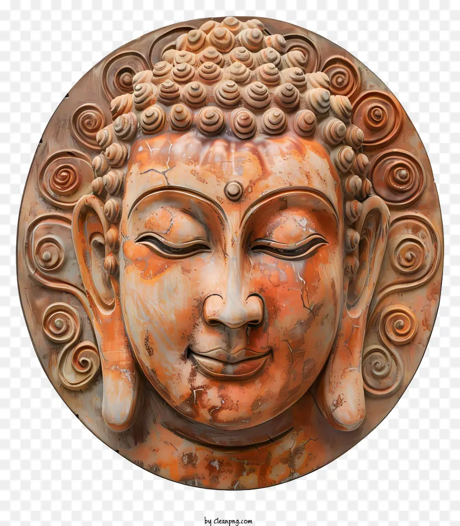 Bouddhiste，Visage De Bouddha PNG